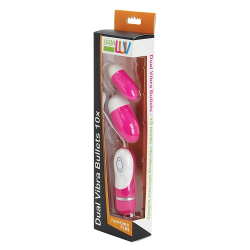 GigaLuv Dual Vibra Bullets for Varied Stimulation