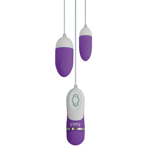 Balas Vibradoras Dual GigaLuv 10 Funciones Morado