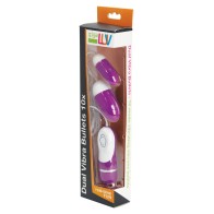 Balas Vibradoras Dual GigaLuv 10 Funciones Morado