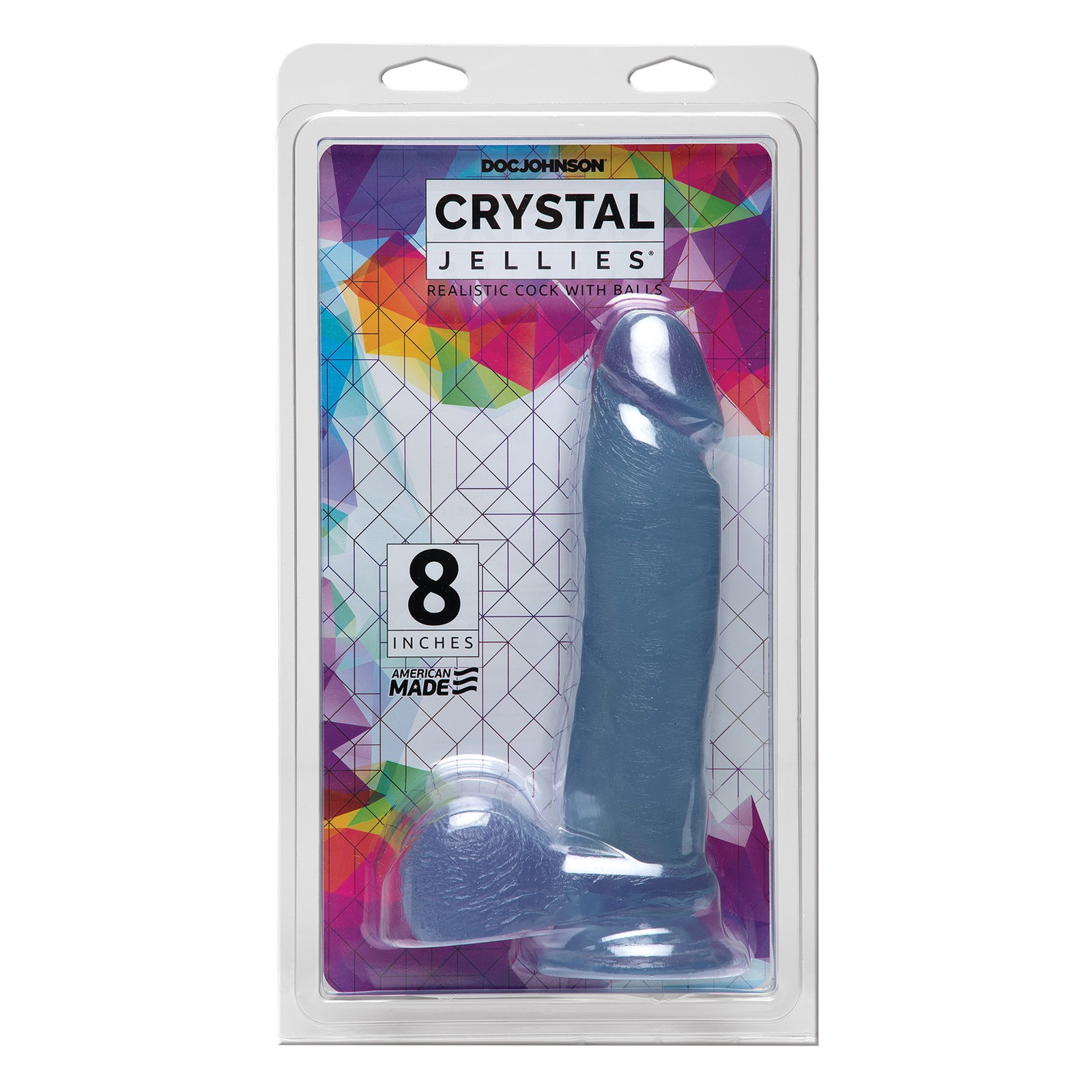 Crystal Jellies 8-Inch Realistic Cock - Safe & Realistic