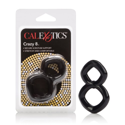 Crazy 8 Double Cock Ring for Enhanced Pleasure