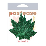 Pastease Premium Glitter Marijuana Leafs Green