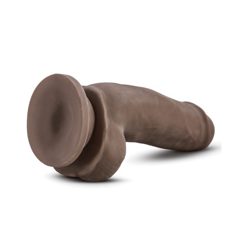 Blush Au Naturel 7 Inch Fat Boy Dildo Chocolate