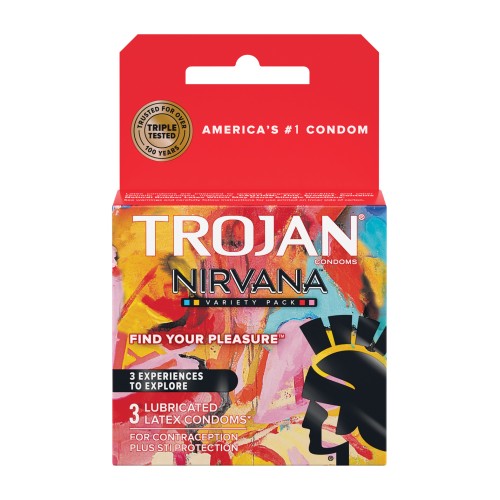 Condones Trojan Nirvana Pack de 3