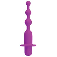 Pretty Love Hermosa Anal Beads Vibrator 12 Function Fuchsia