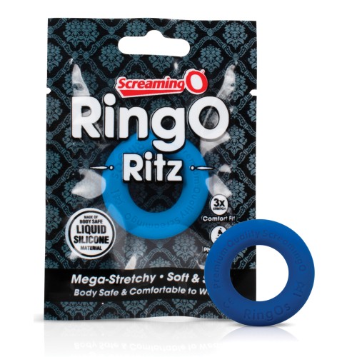 Anillo Screaming O RingO Ritz Azul de Silicona