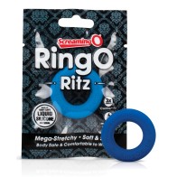 Screaming O RingO Ritz Blue Silicone Ring