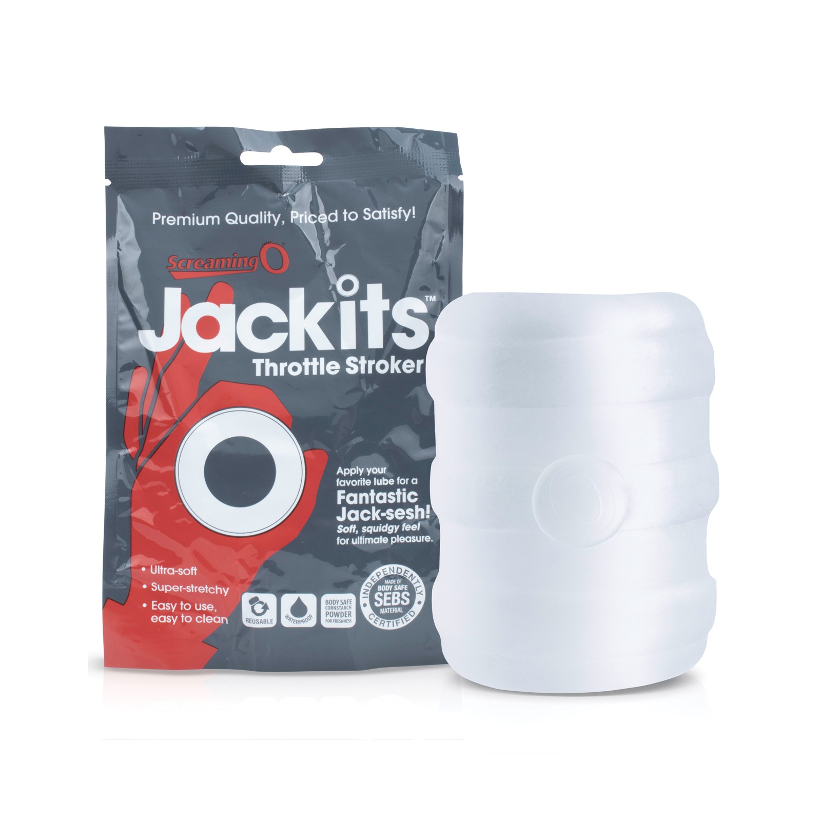 Jackits Throttle Stroker Screaming O Transparente