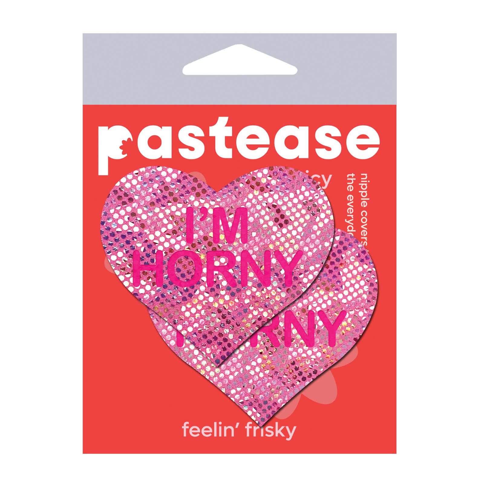 Shop Pastease Premium I'm Horny Heart - Pink/Red