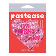 Shop Pastease Premium I'm Horny Heart - Pink/Red