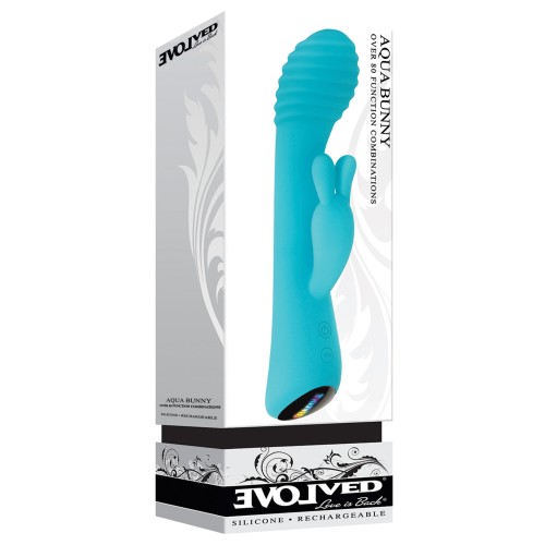 Evolved Aqua Bunny Vibrador Conejito Impermeable