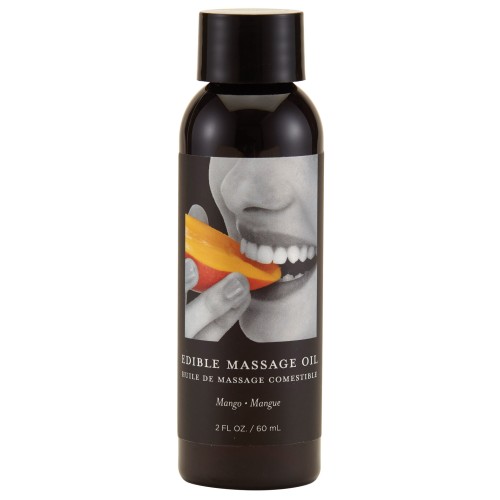 Aceite de Masaje Comestible Earthly Body - 2 oz Mango