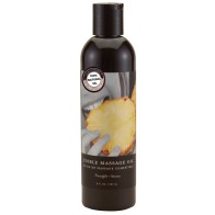 Earthly Body Edible Massage Oil - Pineapple for Sensual Pleasure