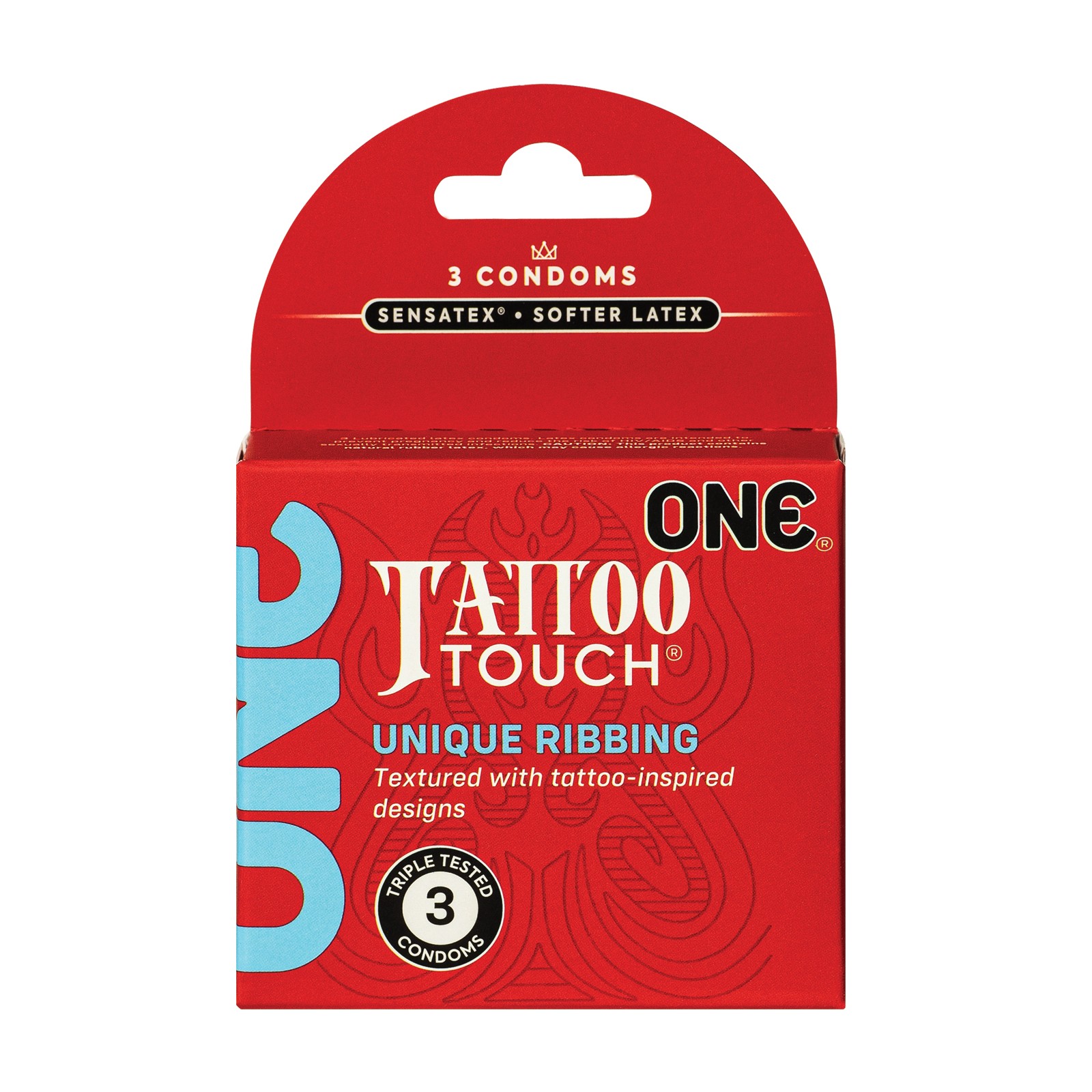 Preservativos One Tattoo Touch Paquete de 3