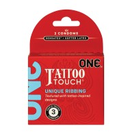 Preservativos One Tattoo Touch Paquete de 3