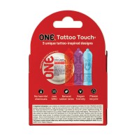 Preservativos One Tattoo Touch Paquete de 3