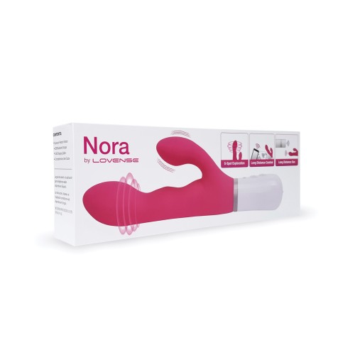 Lovense Nora Rotating Head Rabbit - Pink