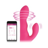 Lovense Nora Rotating Head Rabbit - Pink