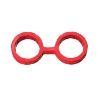 Japanese Bondage Silicone Cuffs Red - Buy Now