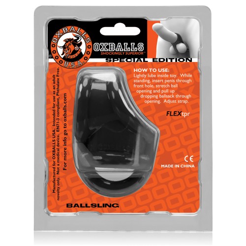 Compra Oxballs Ballsling Cock Sling Negro