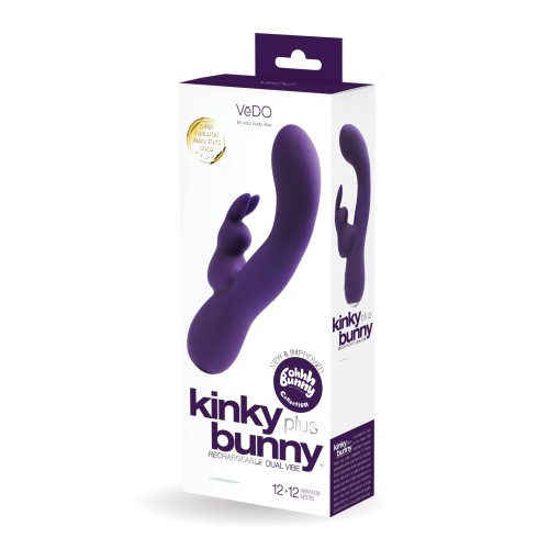 VeDO Kinky Bunny Plus Vibrador Doble Recargable