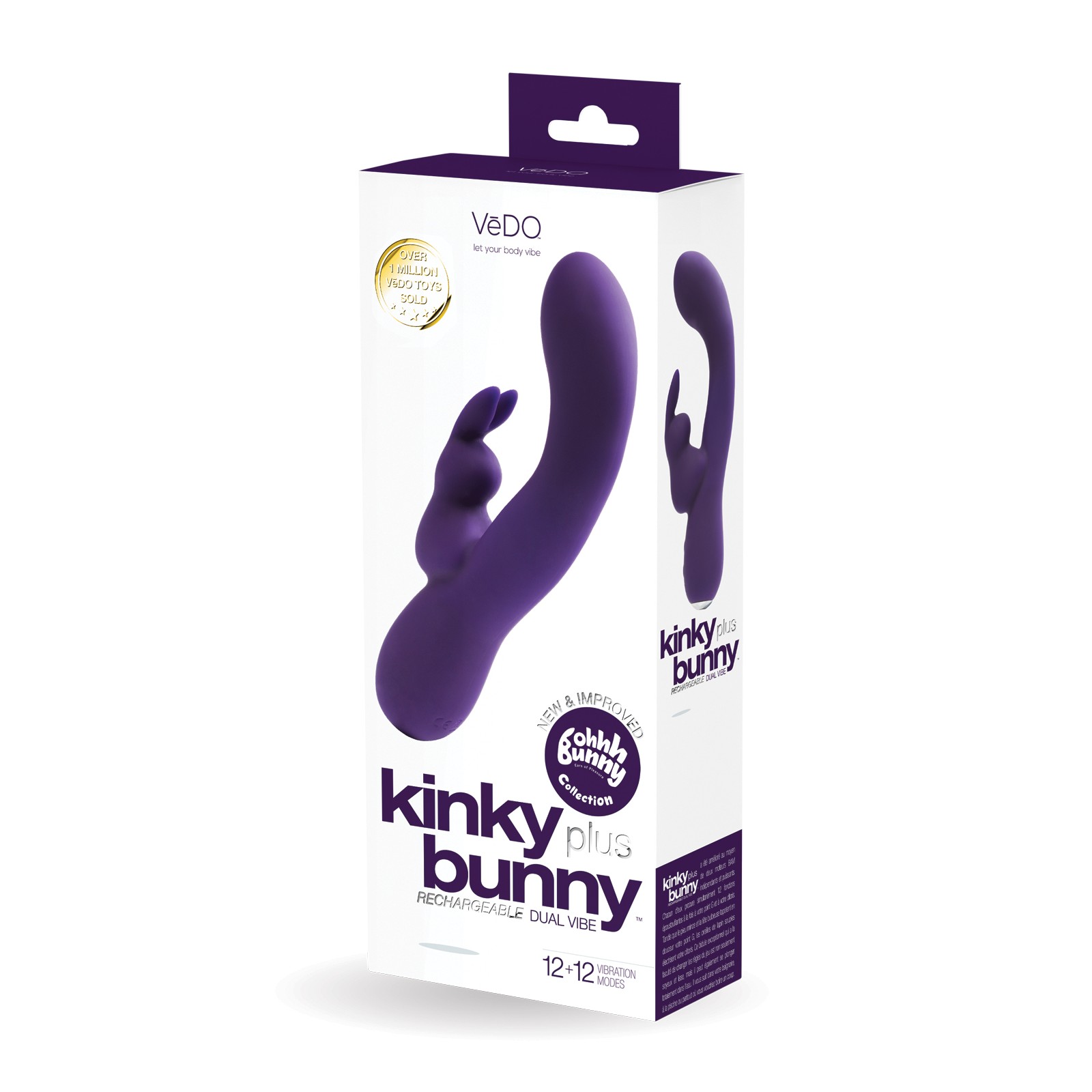 VeDO Kinky Bunny Plus Vibrador Doble Recargable