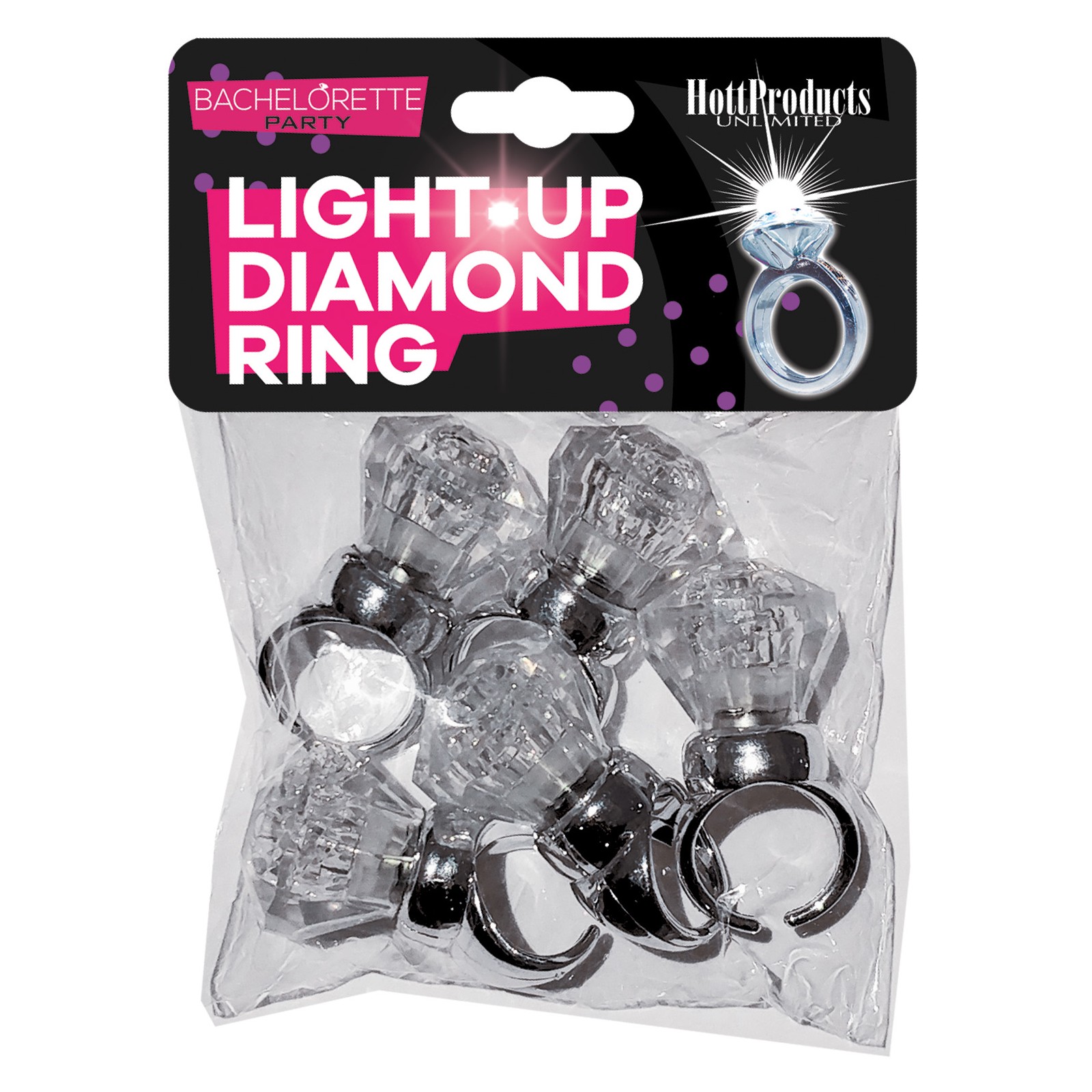 Light Up Diamond Rings for Bachelorette Parties and Fun