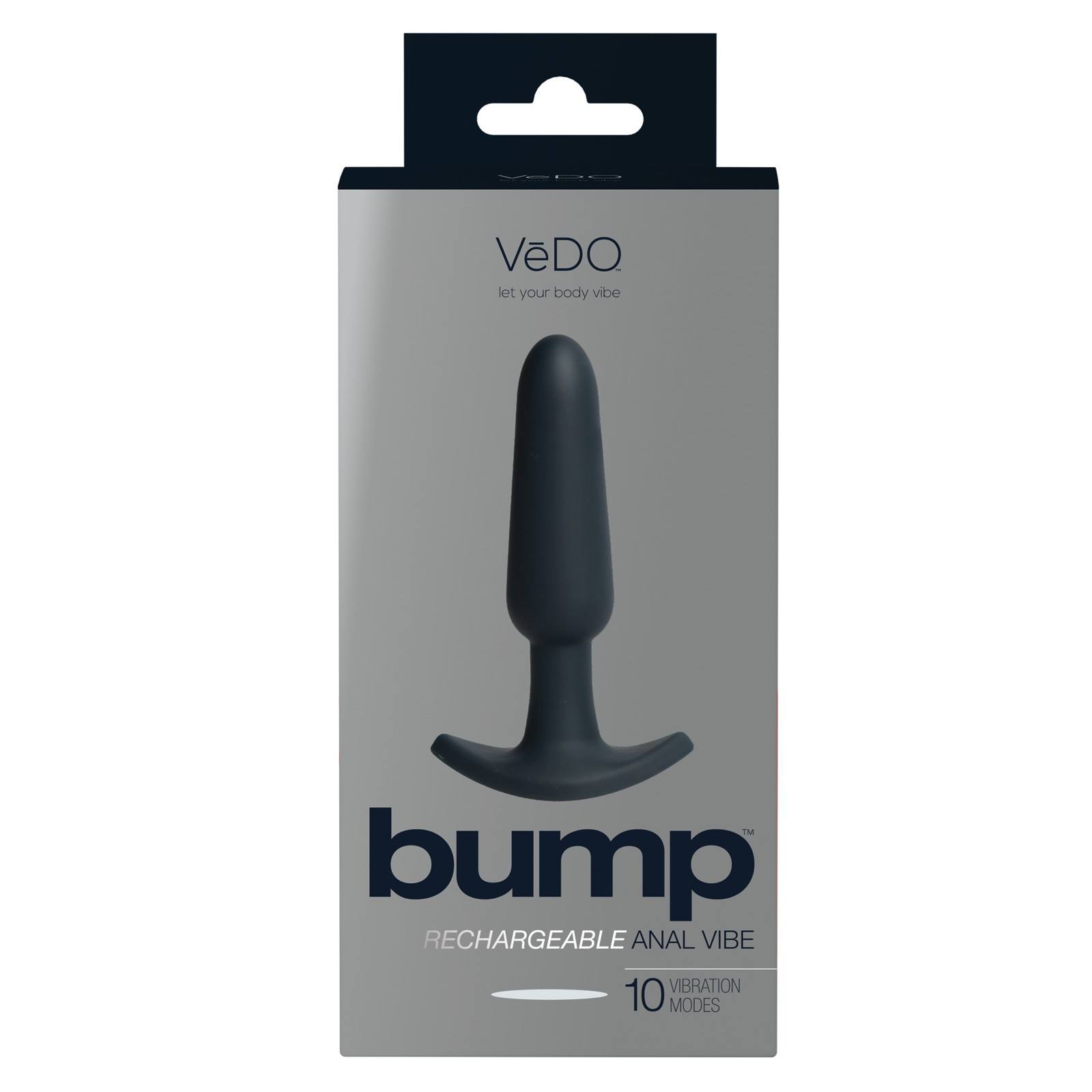 VeDO Vibrador Anal Recargable Negro