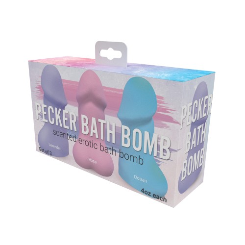 Bomba de Baño Pecker - Pack de 3