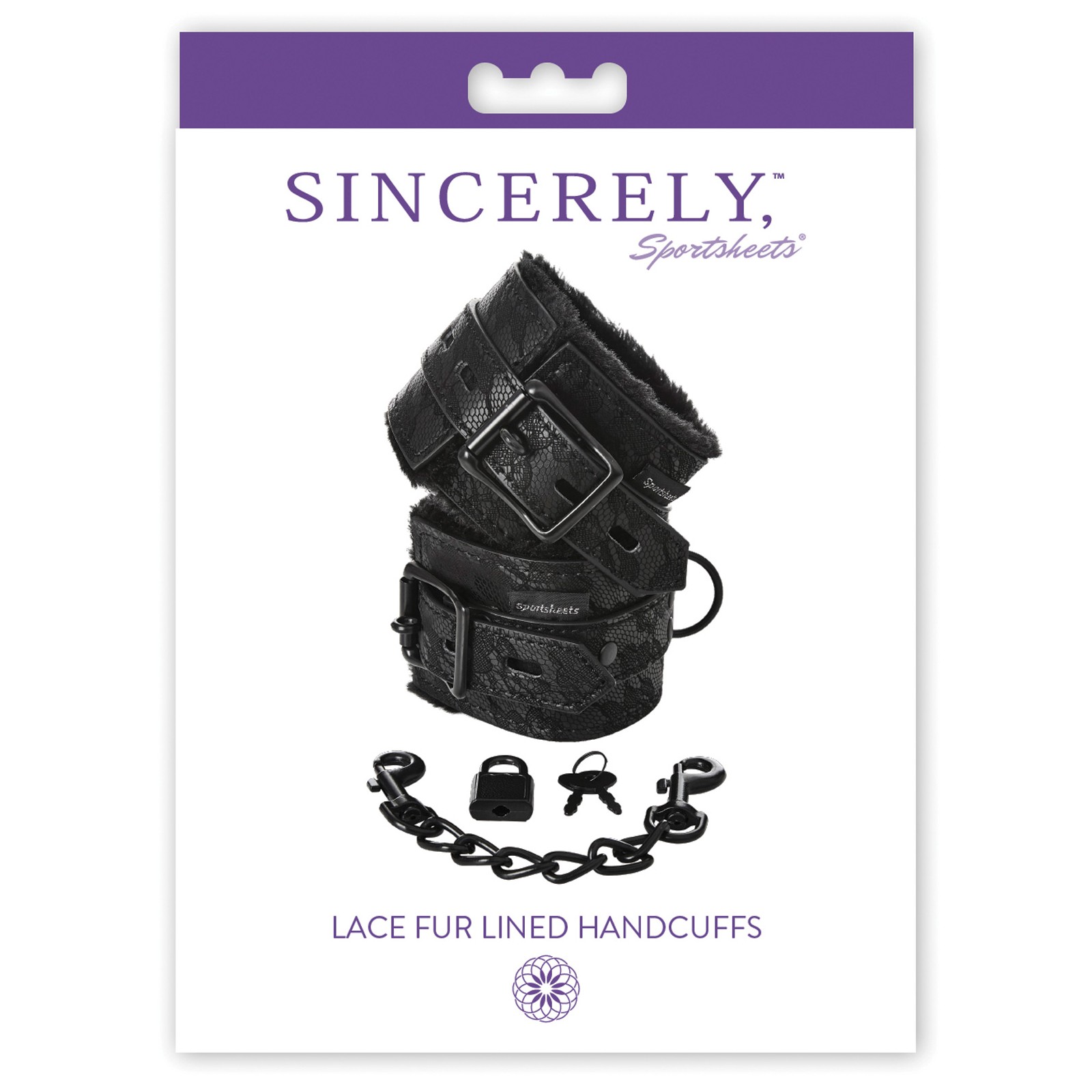 Sincerely Lace Fur Lined Handcuffs