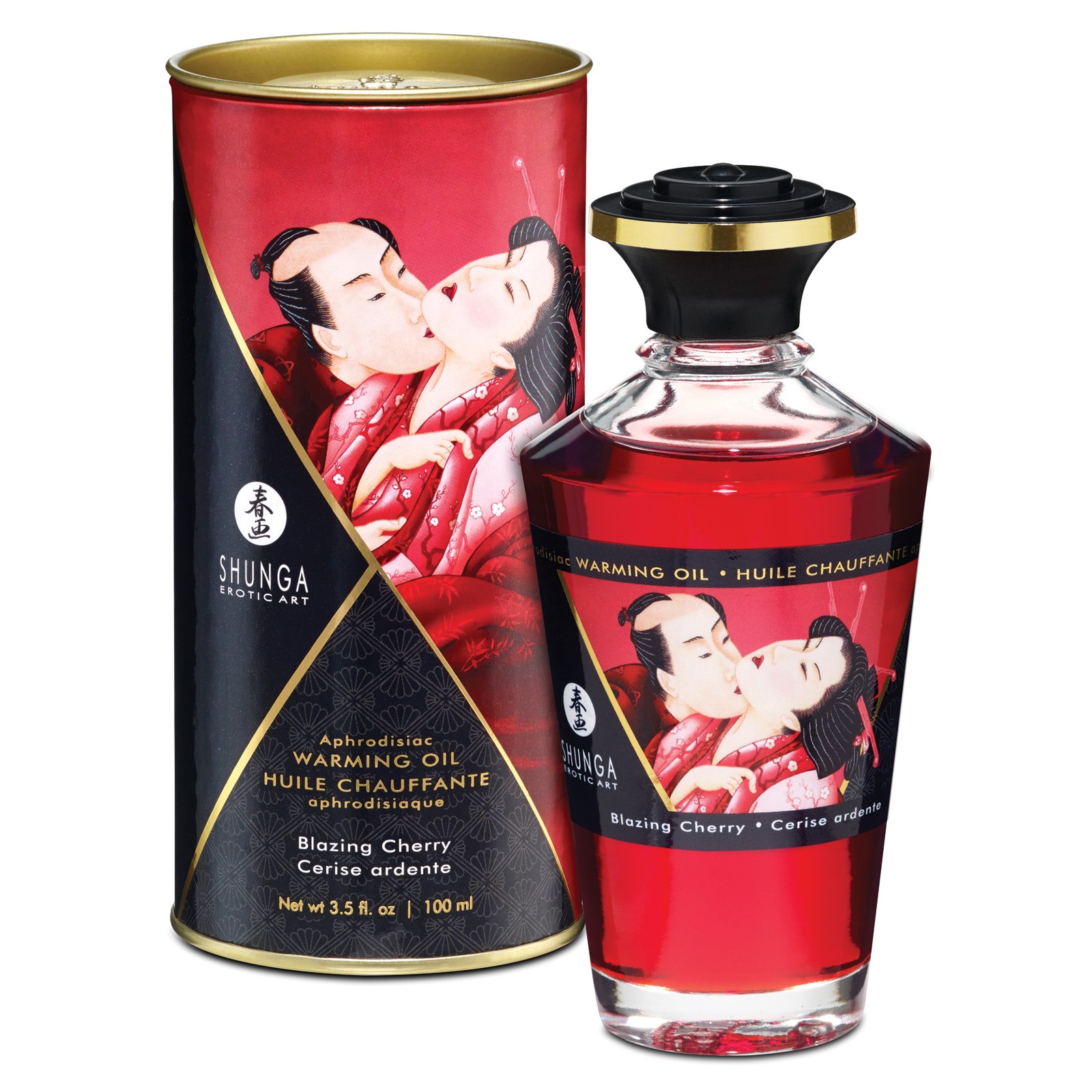 Aceite Templador Shunga Cereza Ardiente