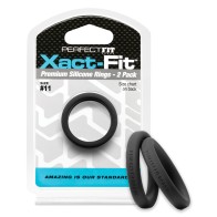 Perfect Fit Xact Fit #11 Black Pack of 2