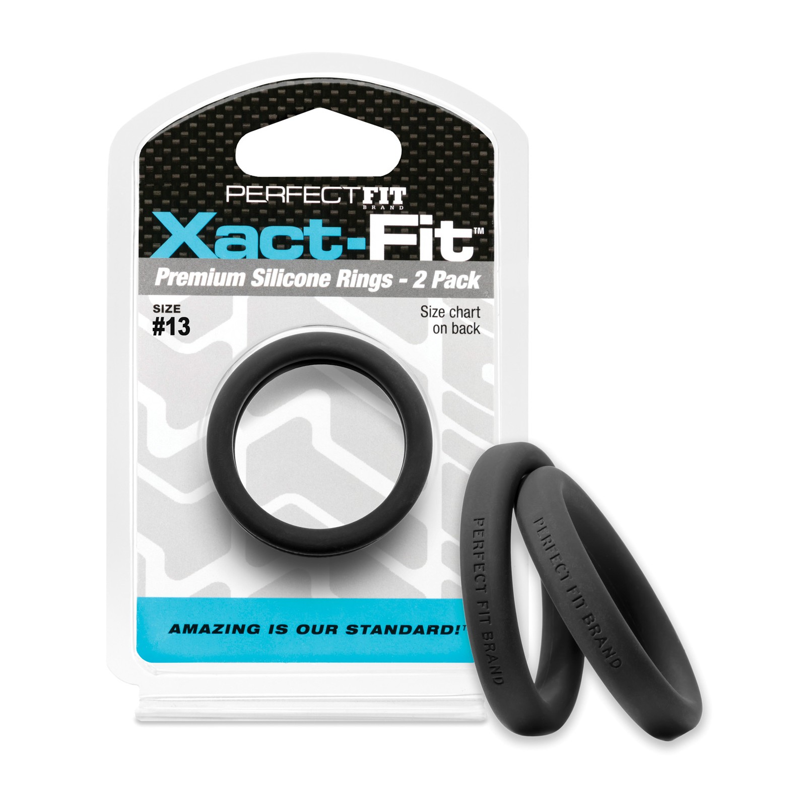 Perfect Fit Xact Fit #13 Black Pack of 2