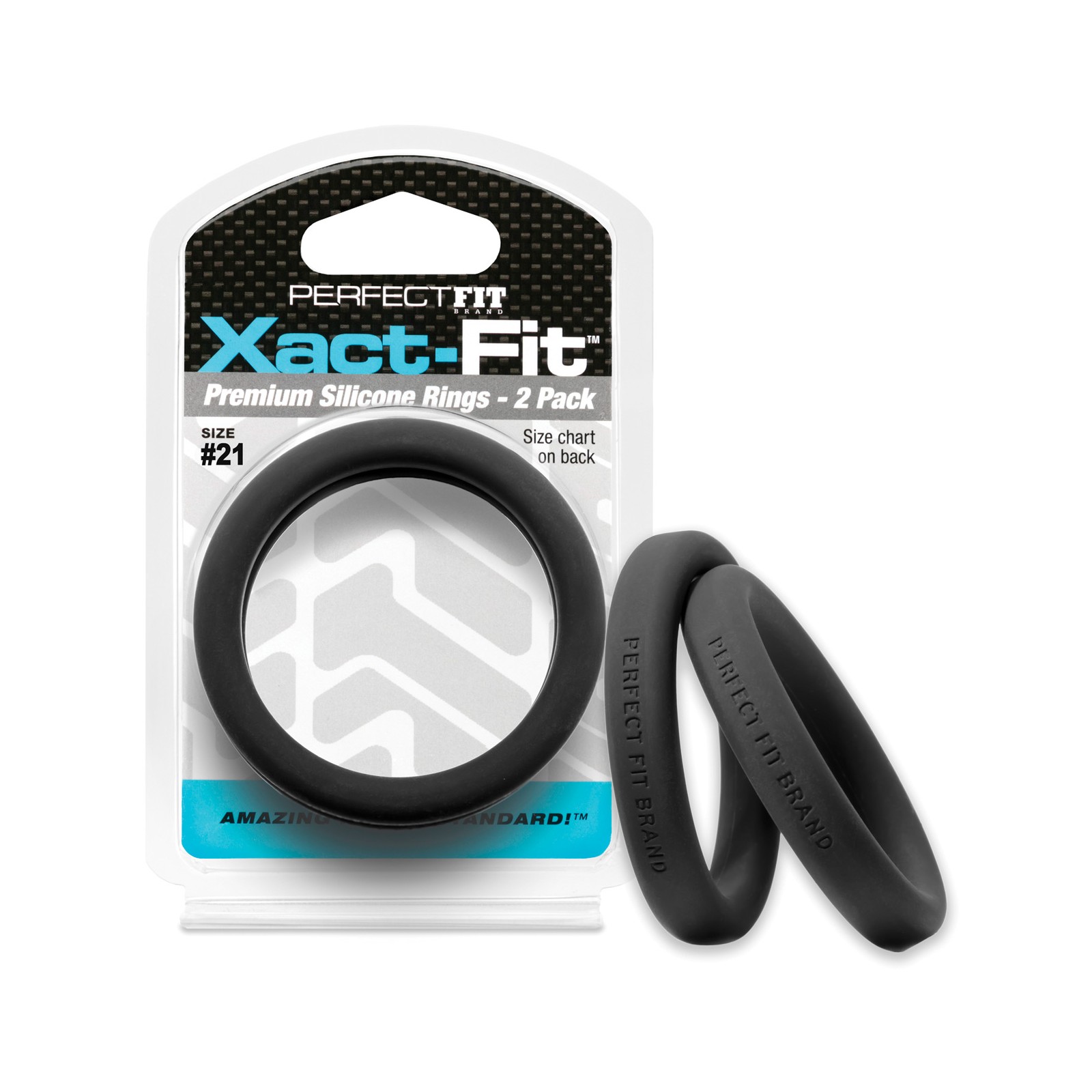 Perfect Fit Xact Fit 21 Black Pack of 2