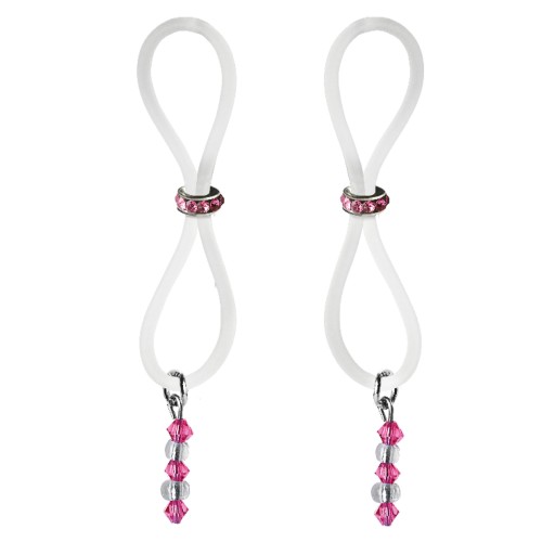 Bijoux de Nip Nipple Halos Pink Gem Slider - Enhancing Pleasure