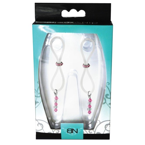 Bijoux de Nip Nipple Halos Pink Gem Slider - Enhancing Pleasure