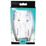 Bijoux de Nip Nipple Halos Pink Gem Slider - Enhancing Pleasure