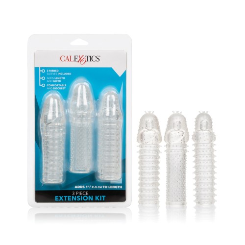 Kit de Extensión de 3 Piezas - Transparente