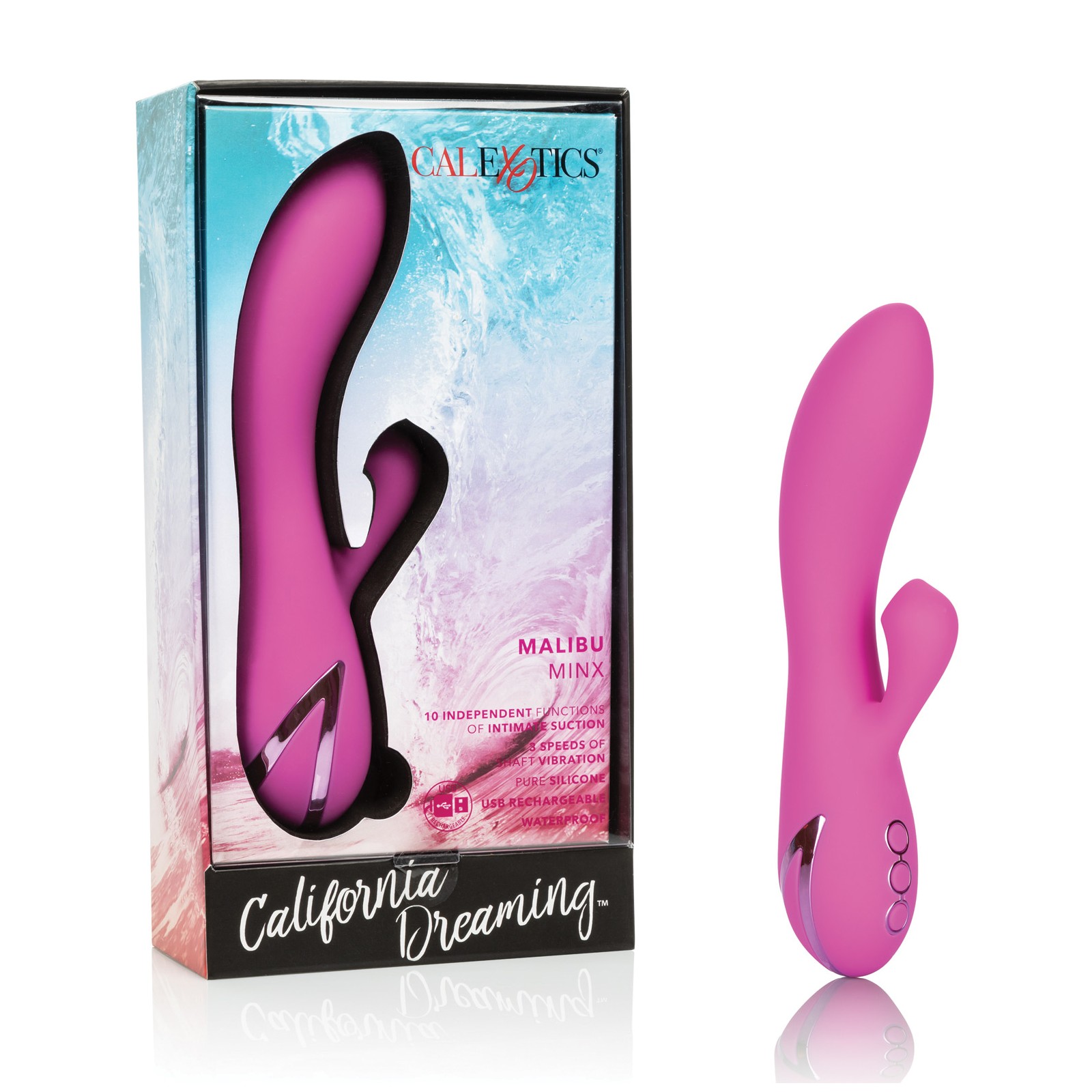 California Dreaming Malibu Minx Massager in Pink