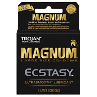 Condones Magnum Ecstasy Trojan Caja de 3