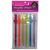 Glow in the Dark Rainbow Straws for Fun Nights