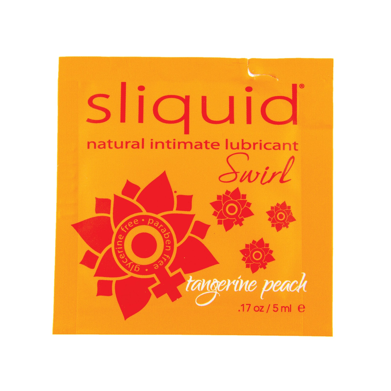 Sliquid Naturals Swirl Lubricant Pillow Peach