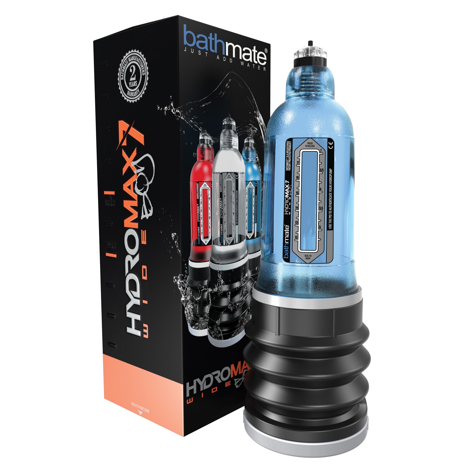 Bathmate Hydromax 7 Wide Boy in Blue