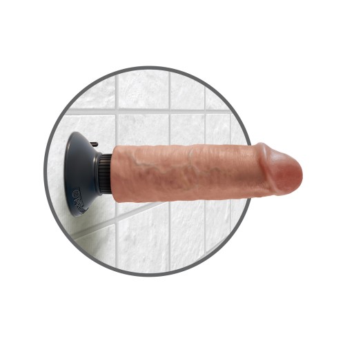 King Cock 6 Inch Vibrating Cock for Realistic Pleasure