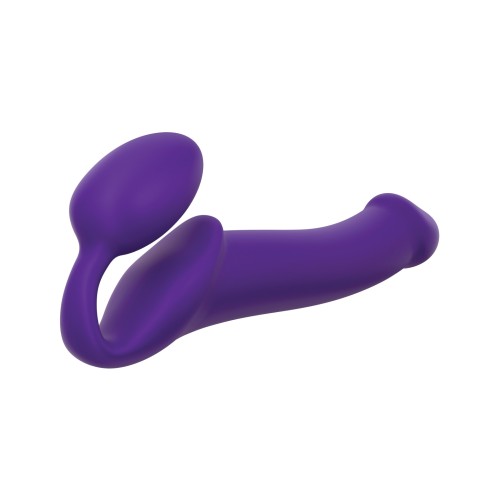 Strap On Me Silicona Flexible Strapless Grande Morado