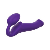 Strap On Me Silicona Flexible Strapless Grande Morado