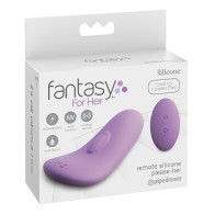 Vibrador Silicona Remota Please-Her