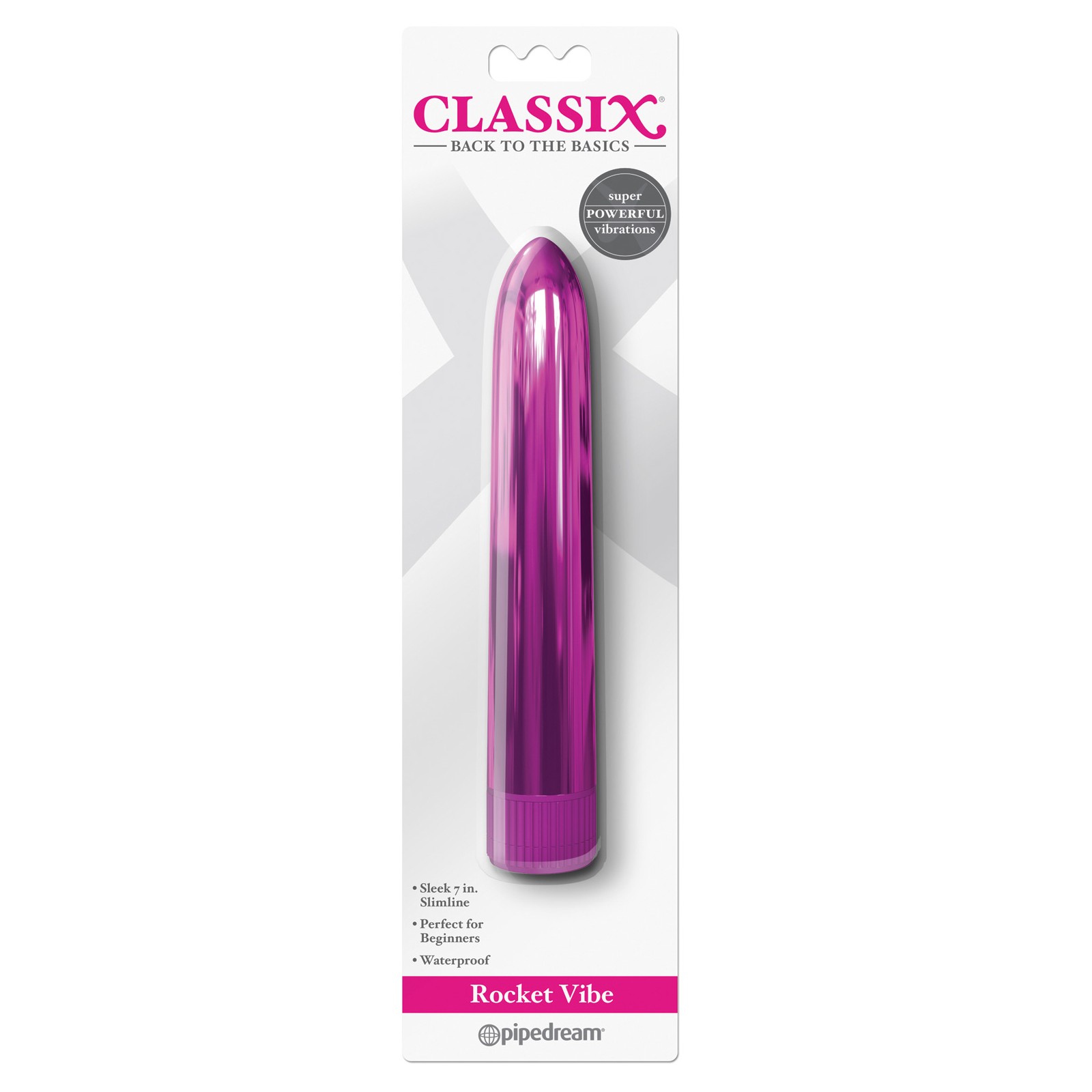 Classix 7' Metallic Vibe for Enhanced Pleasure