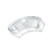 Mystim Pubic Enemy Cock Cage - Clear with E-Stim