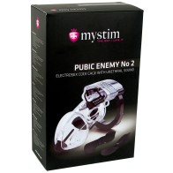 Mystim Pubic Enemy No 2 Cock Cage Clear